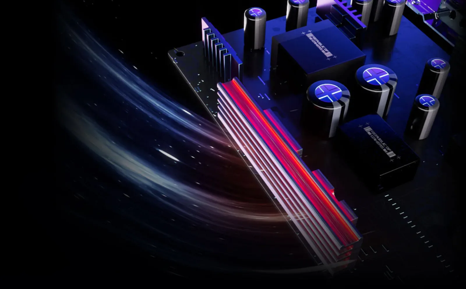 Detail pendinginan ASUS ROG Swift OLED PG27AQDP