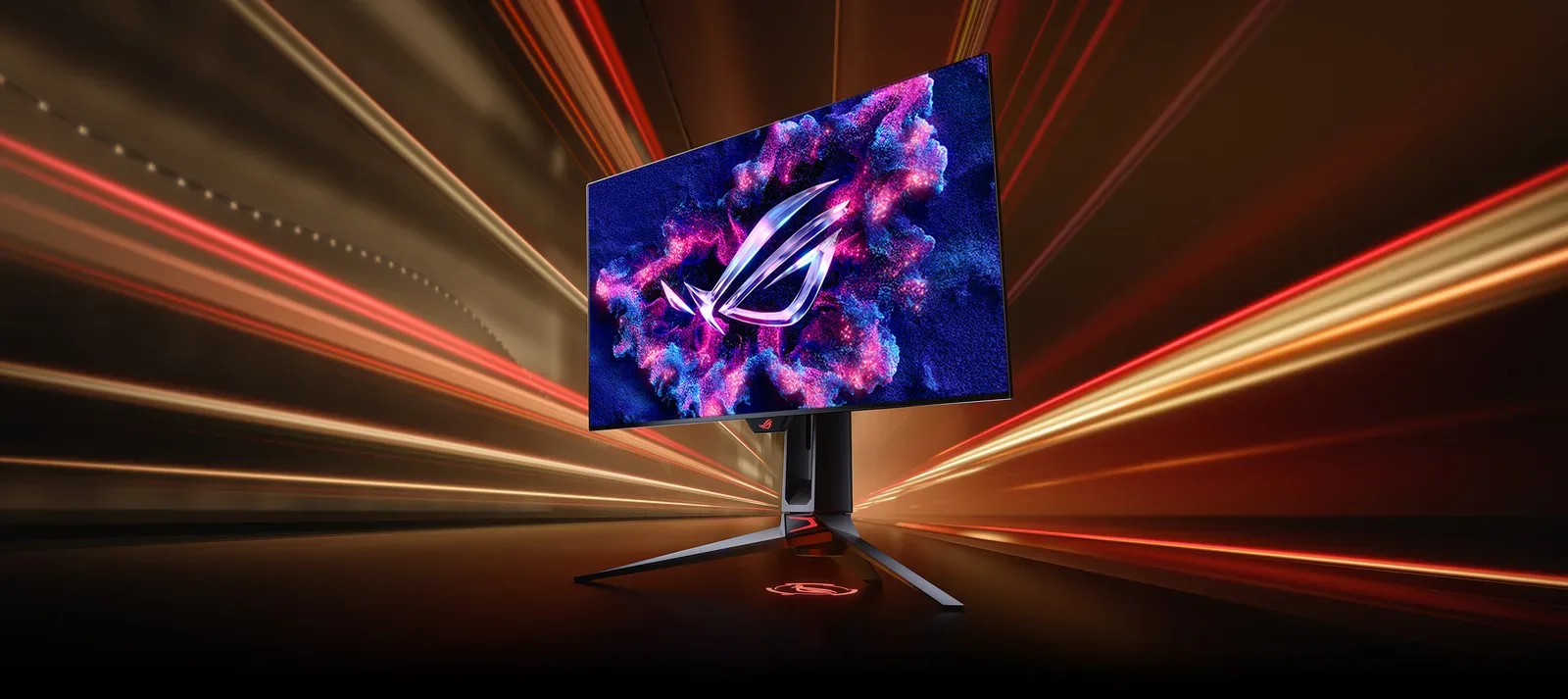 Visual resmi ASUS ROG Swift OLED PG27AQDP untuk gaming esports