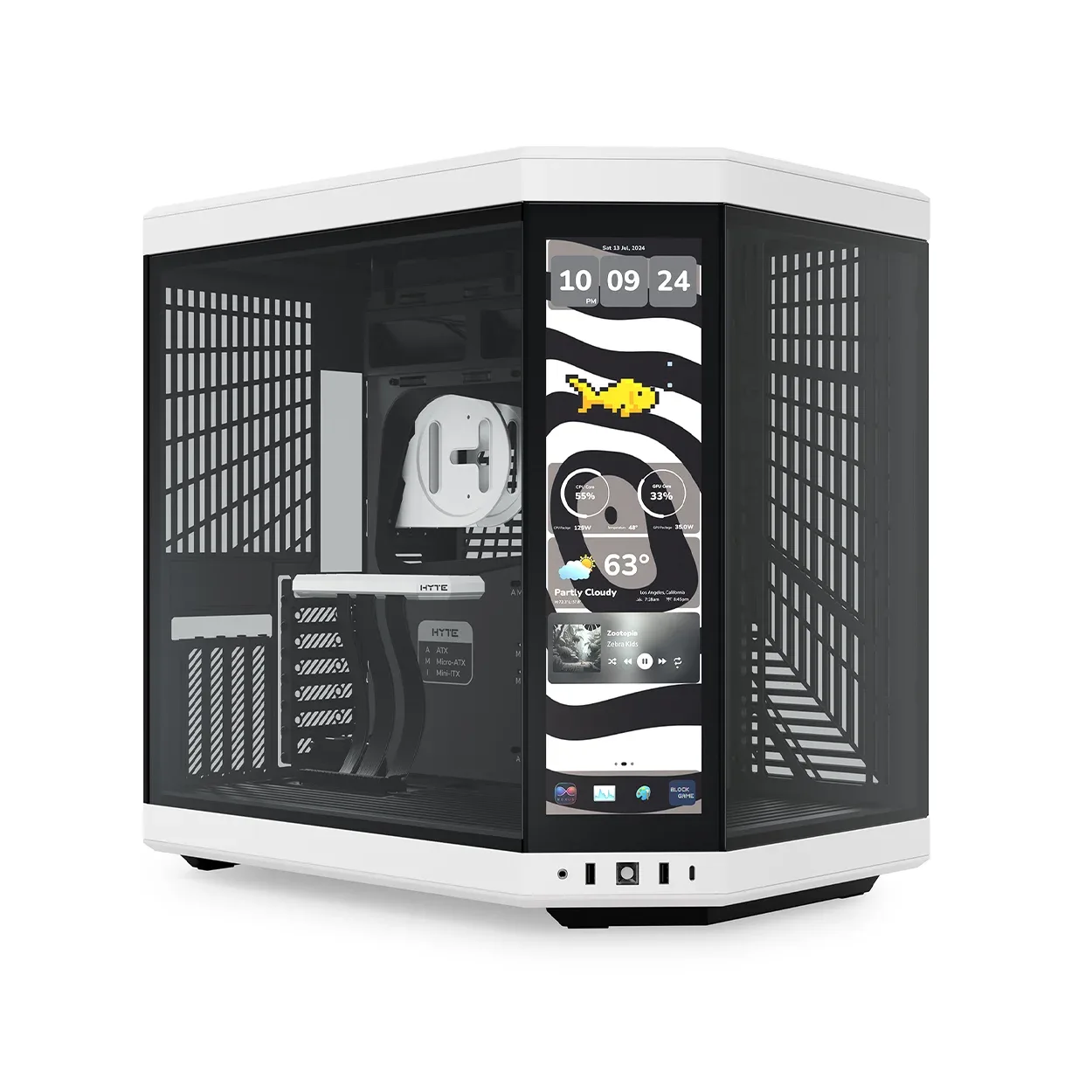 Casing HYTE Y70 Touch Infinite LCD varian Panda