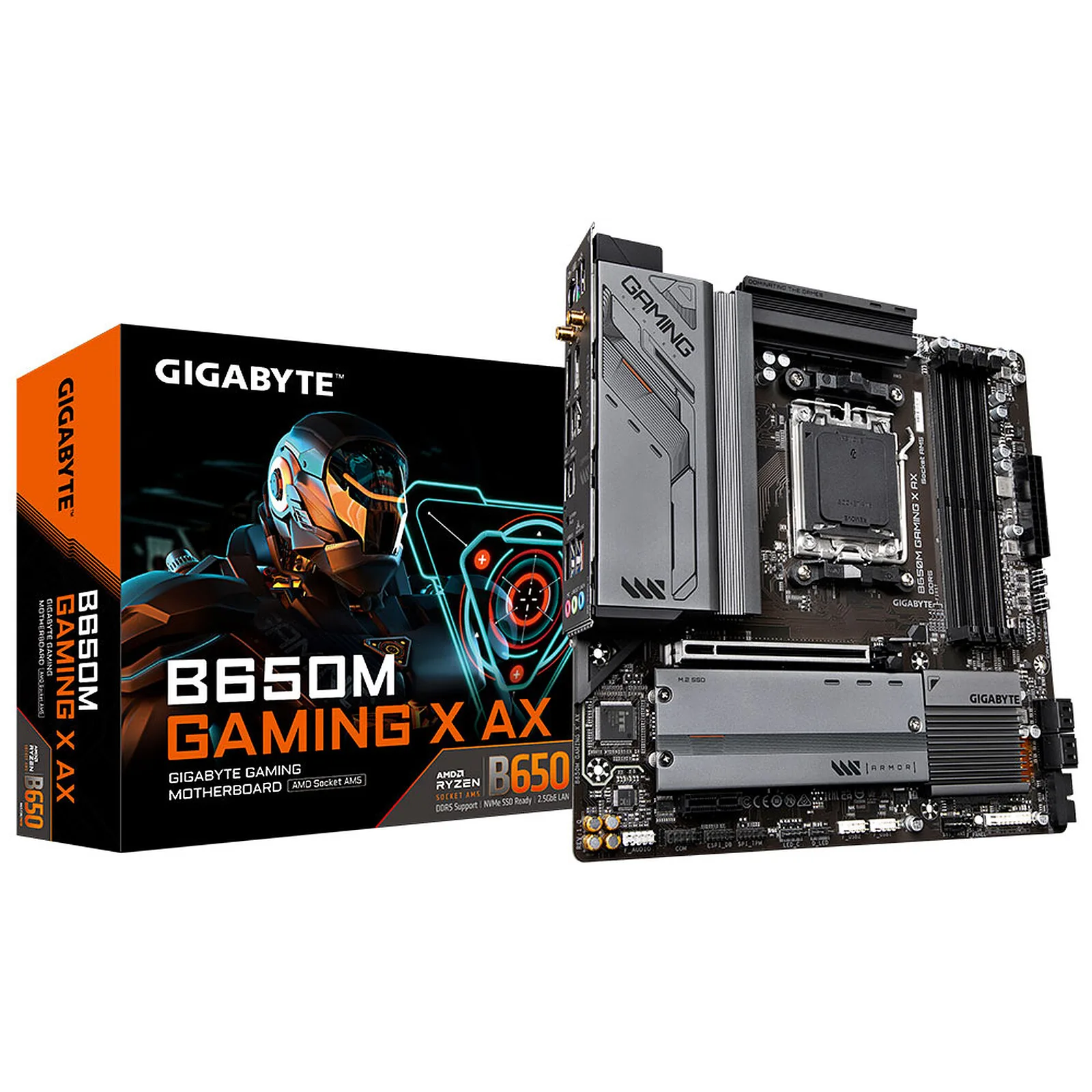 Motherboard Gigabyte B650M Gaming X AX baru untuk AMD AM5
