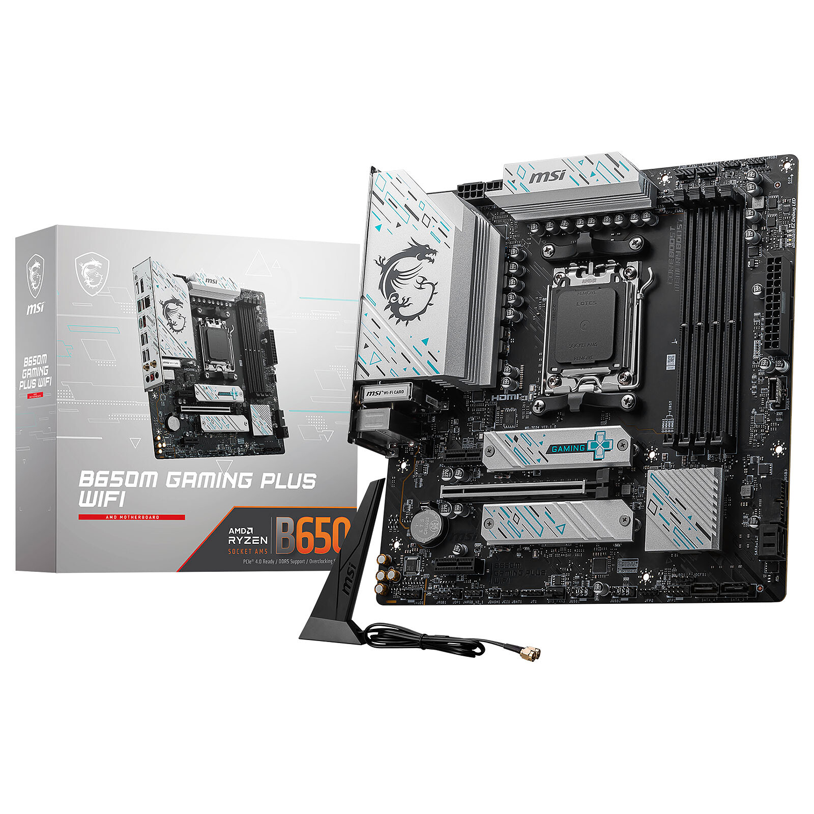 Motherboard MSI B650M Gaming Plus WiFi baru untuk AMD AM5