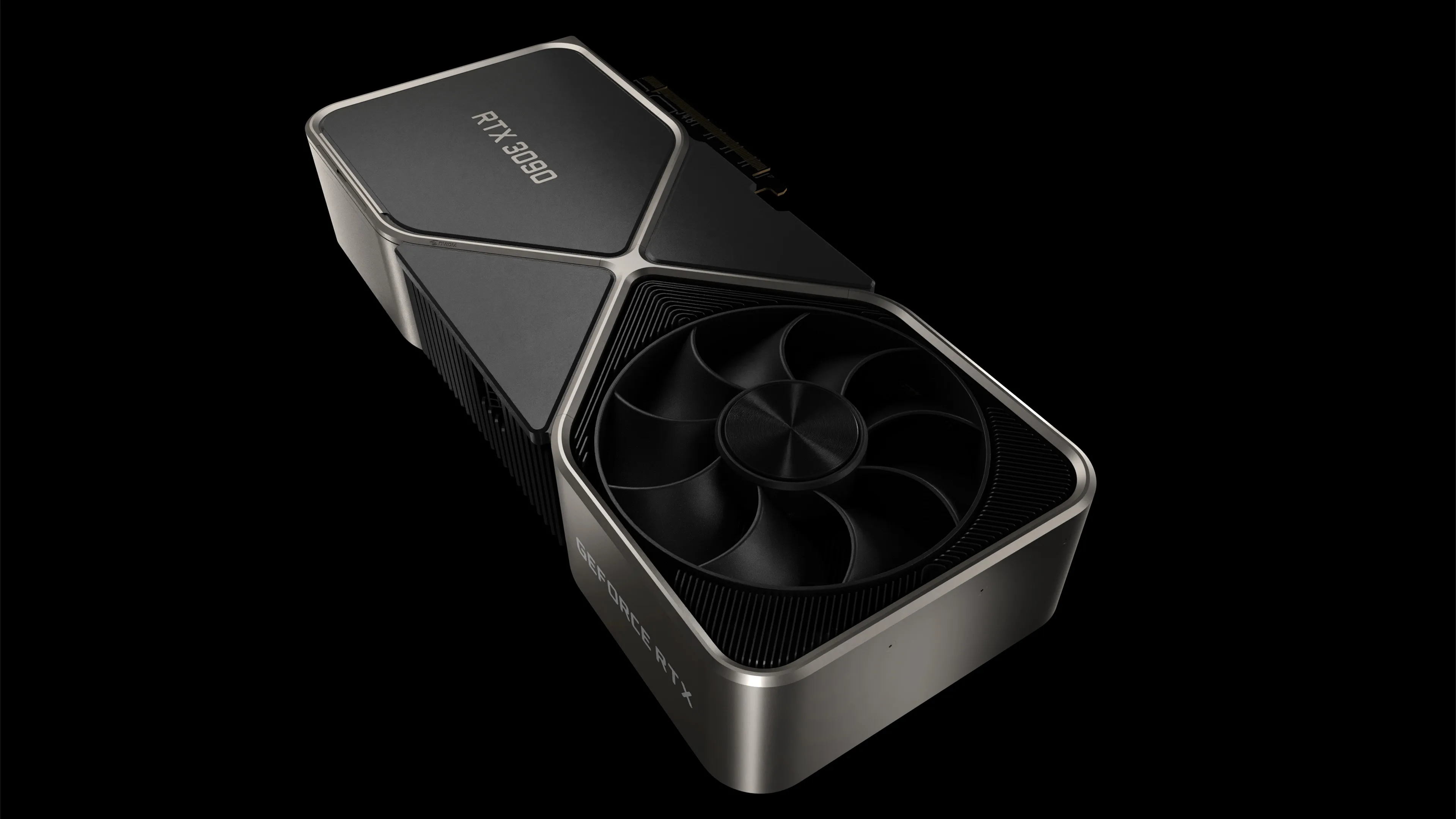 Tampilan samping NVIDIA GeForce RTX 3090